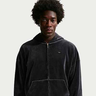 LeBron Men's Velour Full-Zip Basketball Hoodie. Nike CA